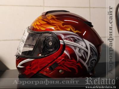 Роспись SHOEI NEOTEC II 'Captain'