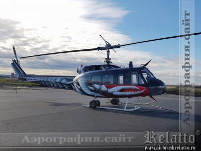 Покраска вертолёта Iroquois
